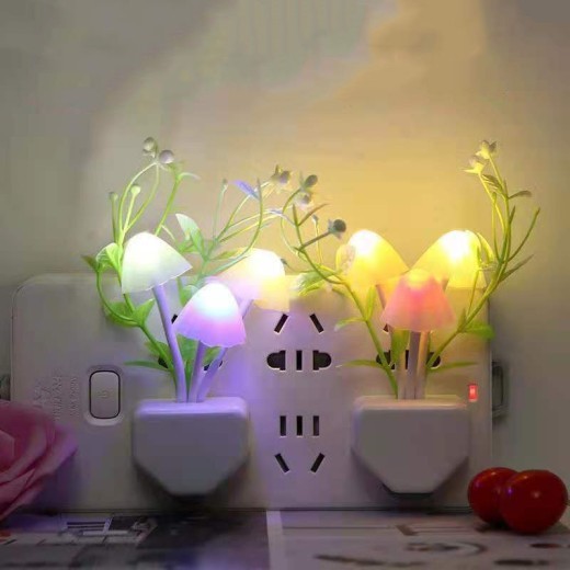 Light Control Dream Mushroom Led Night Light