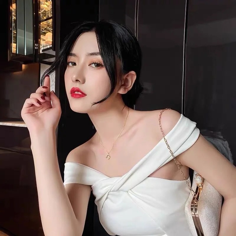 Fashion Cross Rotating 925 Sterling Silver Pendant Necklace