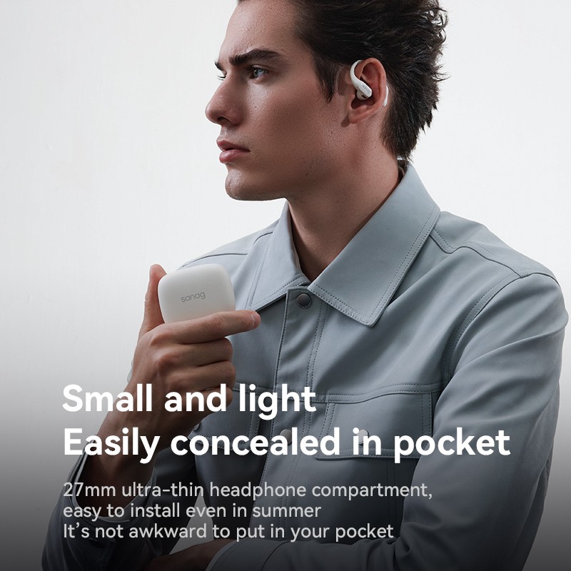 Sanag G6S Open Ear Bluetooth Earphone - HiFi Sound Sport Running Earbuds