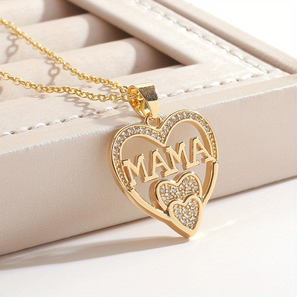 Womens Letter "Mama" Necklace