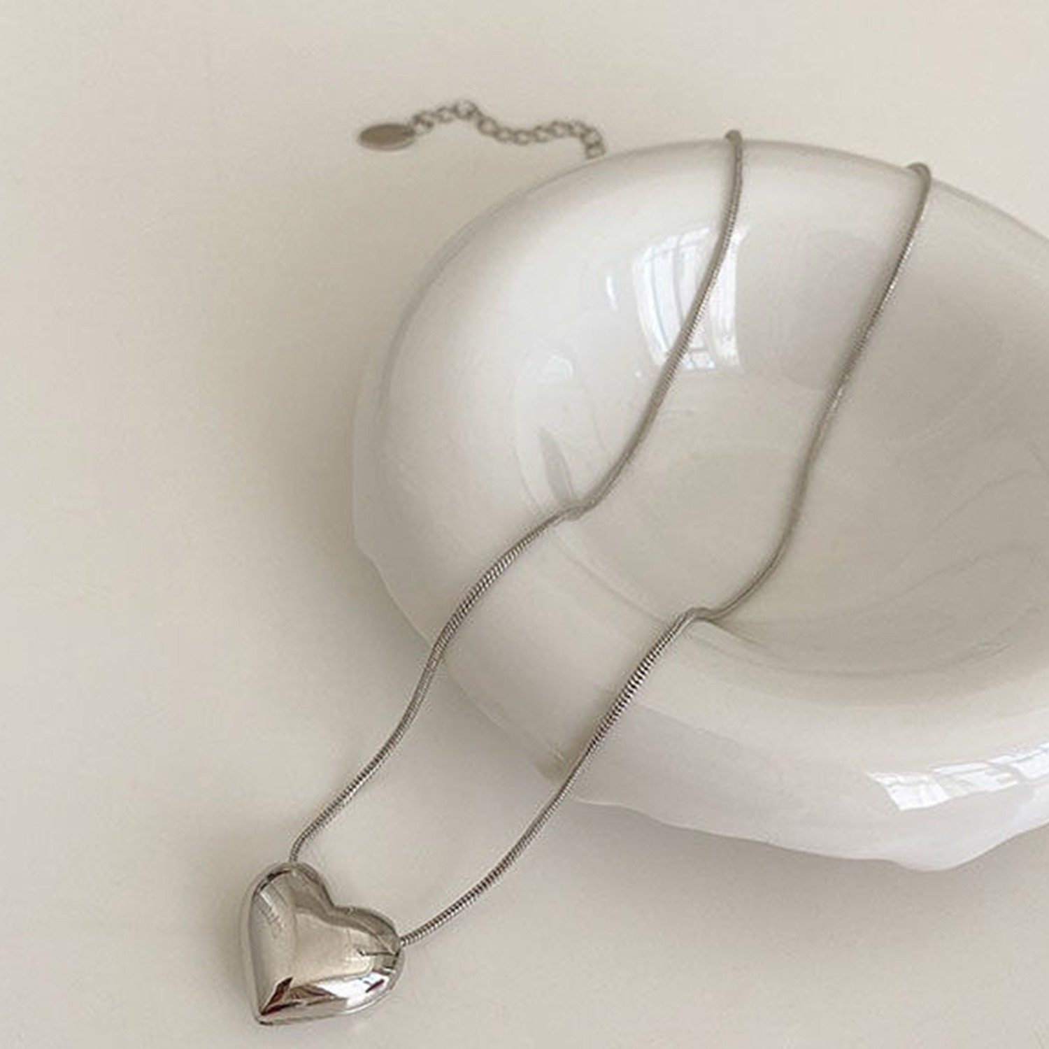 Fashion Silver Color Cross Pendant Necklace