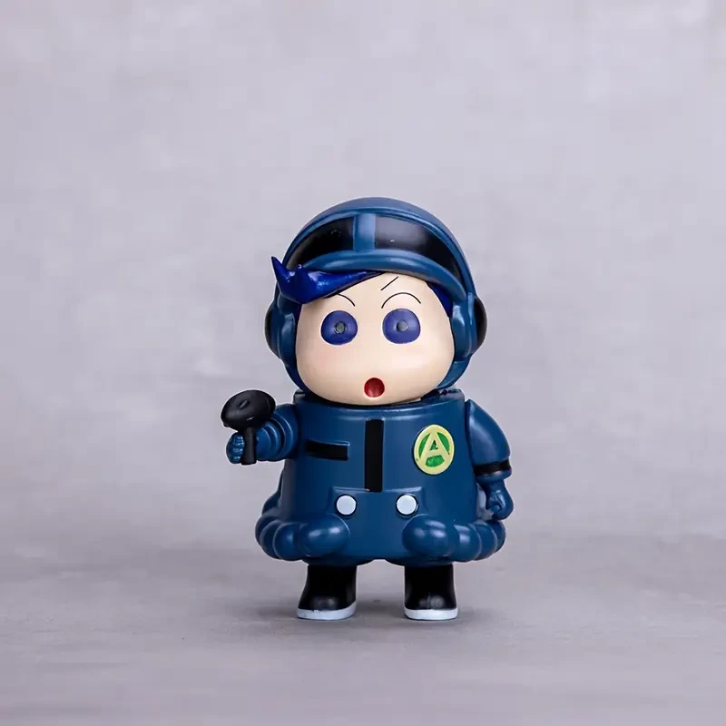 Anime & Gaming Collectible Figures - Cosmic Spacesuit Series, PVC Car Dashboard & Desk Decor, Perfect for Xbox One Accessories & Gifts - Available in Nude/Blue/Black