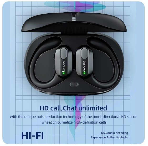 Lenovo XT80 True Wireless Earphones with Noise Reduction Earhooks