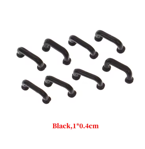 1Set 1:12 1:6 Mini Pulls Handles DIY Dollhouse Drawer Cabinet Door Handle Furniture Knobs Miniaturas Accessories Decorative Door