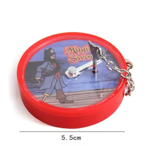 Magical Sword Tricks Magic Pirate Box Secret Box Close Up Show Magic Props Easy Magic Tricks Gift for Kids Children Beginners