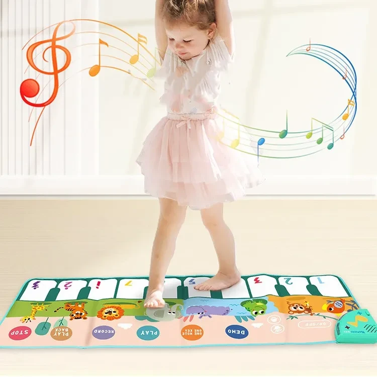 Children's Multifunctional Fun Animal Music Game Carpet