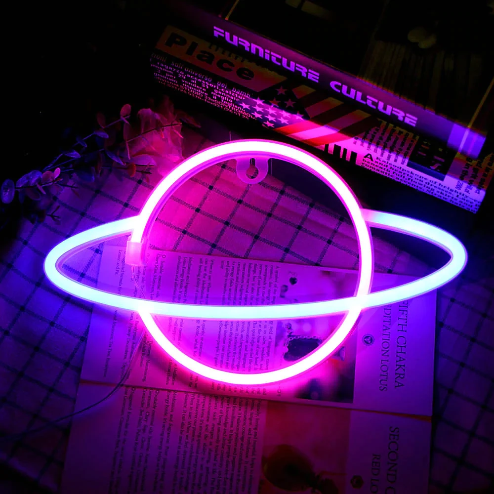 LED Neon Planet Light