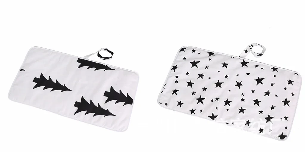 Baby cotton portable diaper changing pad