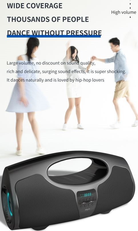 Bluetooth speaker, Zealot P1, 40W Loud Speaker,8000mAh, With Wire Microphone,