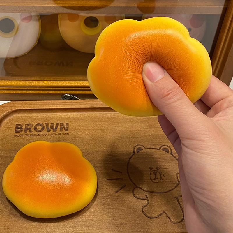 Squishy Slow Rebound Simulated Clouds Bread - Milky Stress Relief Squeezing Toy