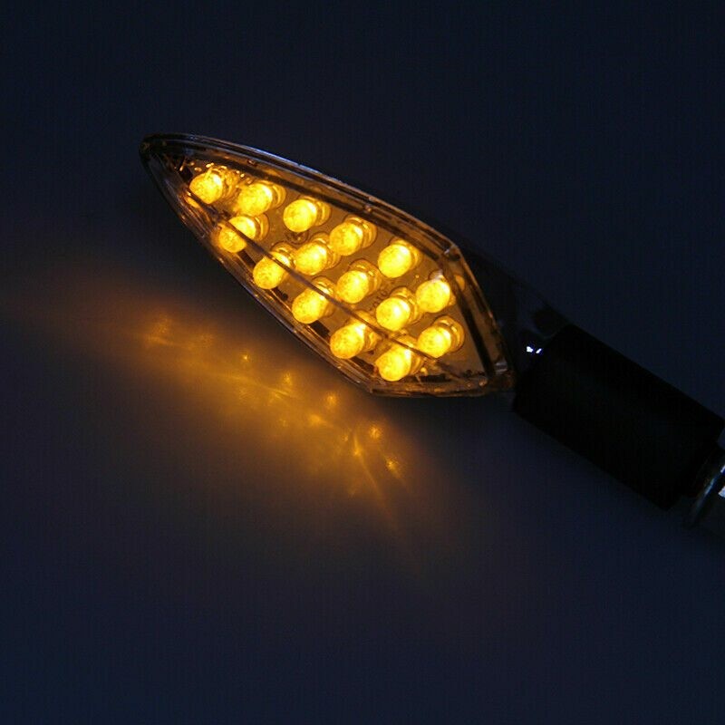 Motorcycle Turn Signal Lights Indicators Blinker Flashlights