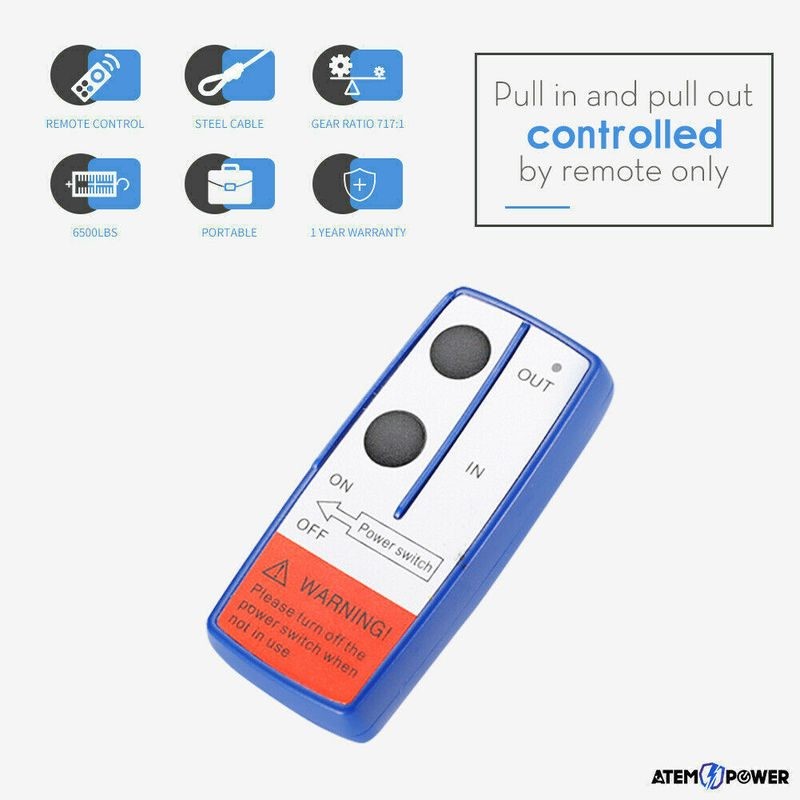 Electric Winch 6500 LBS