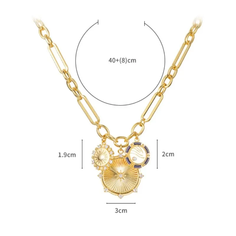 Fashion Jewelry Creative Sun Pendant Necklace