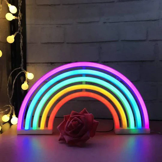 Rainbow LED Neon Decor