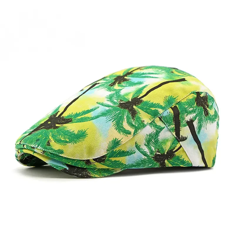 Men's Tropical Palm Leaf Sun Hat for Outdoor Sports & Leisure