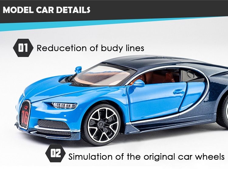 Die Cast Car, BUGATTI Model, 1:32.