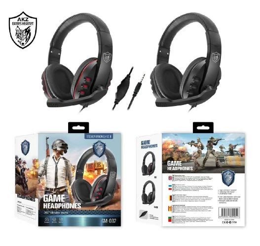 Gaming Wired Headphone with microphone, High Quality.