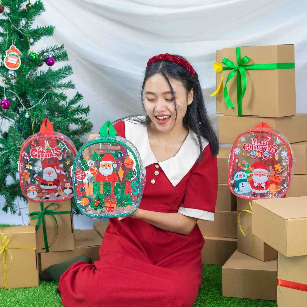 (CLEAR BAG) Special Christmas Bag / Christmas Gift Souvenir CAN BE BUY SINGLE