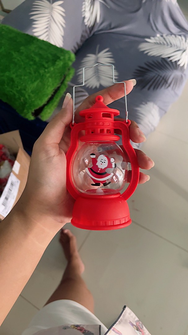 Christmas Lantern OIL LAMP Christmas Xmas Home Table Decoration Tree Gift