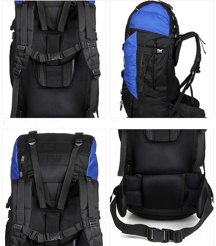 80L Tramping Pack Back Pack Bag Blue