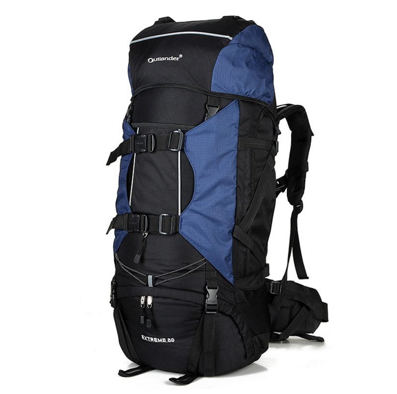 80L Tramping Pack Back Pack Bag Blue