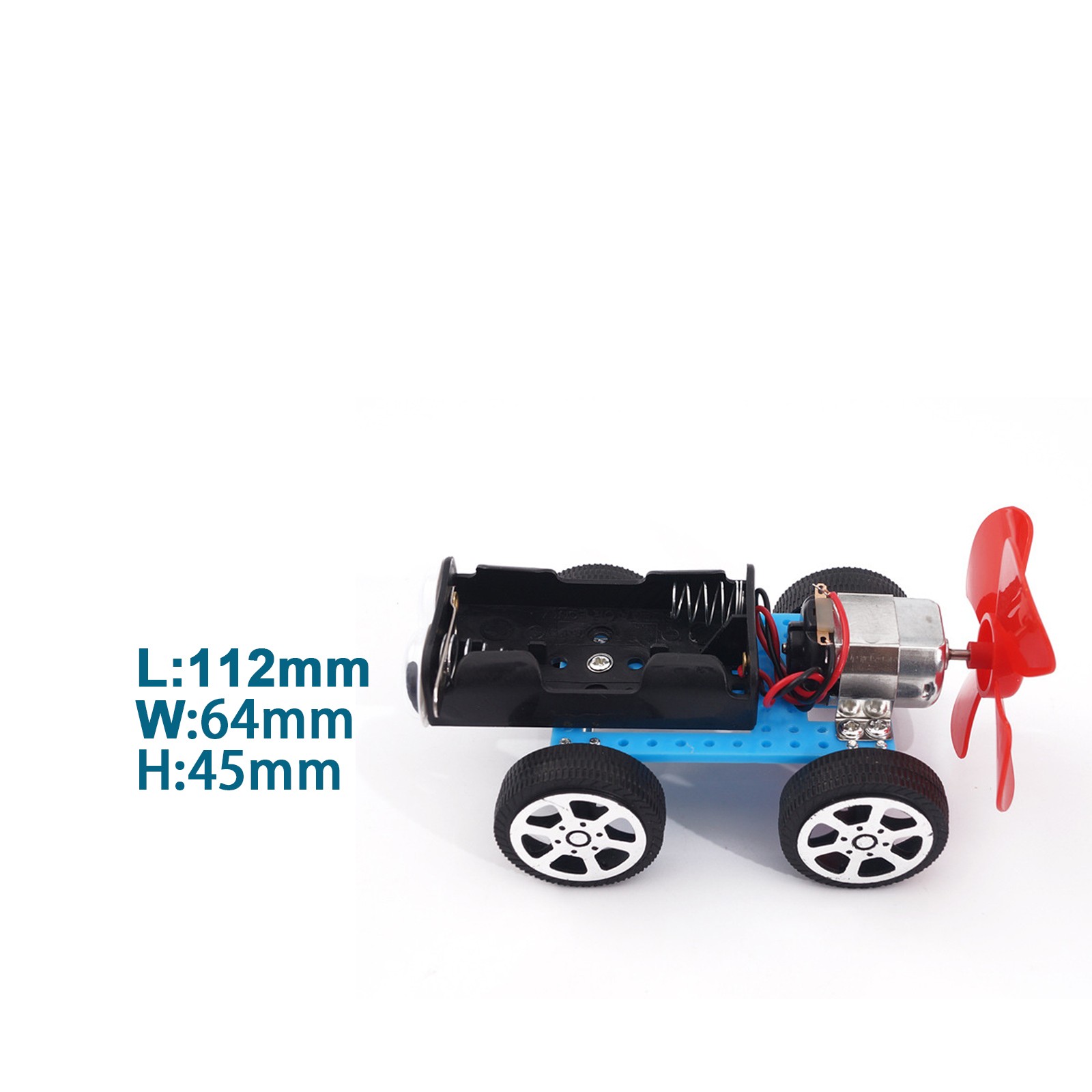 DIY Wind Power Car Assemble Science Model Kit Educational STEM Toy