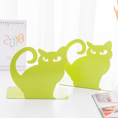 Standing metal bookshelf