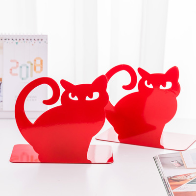 Standing metal bookshelf