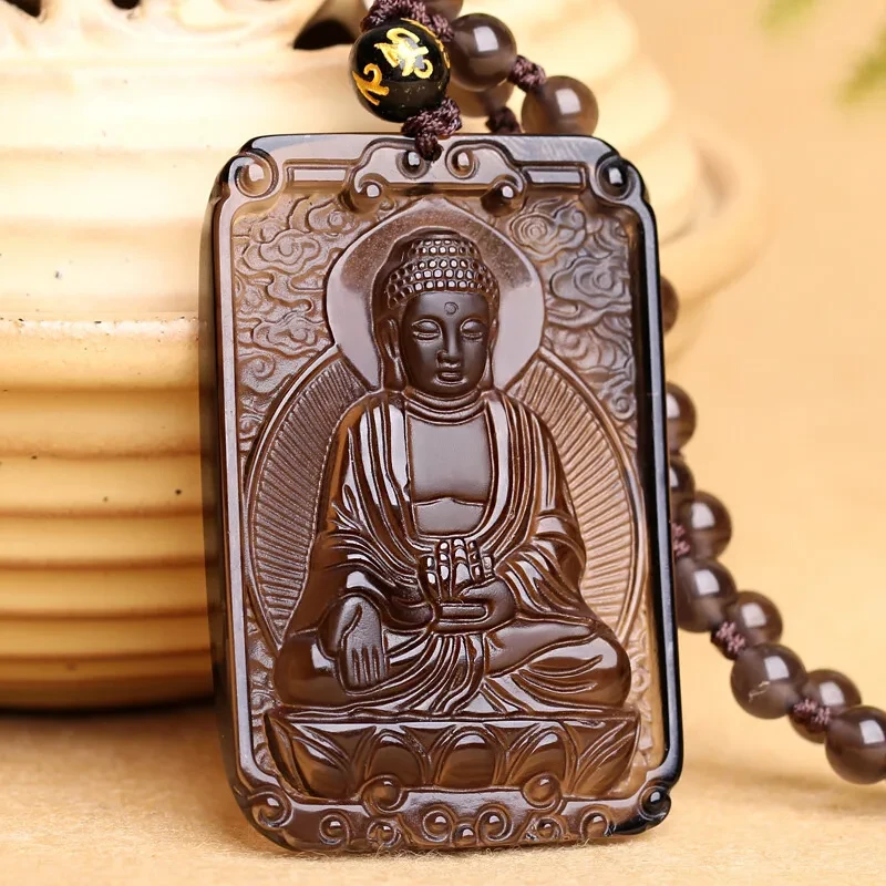 Obsidian Guardian Pendant