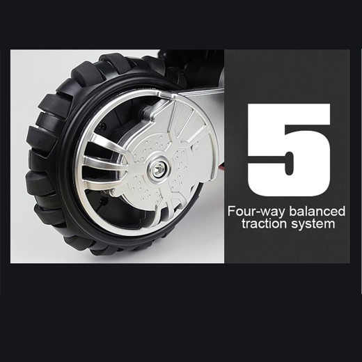 Balanced Remote Control Stunt Electric Motorcycle Can Stand And Drift Sound And Light Toy