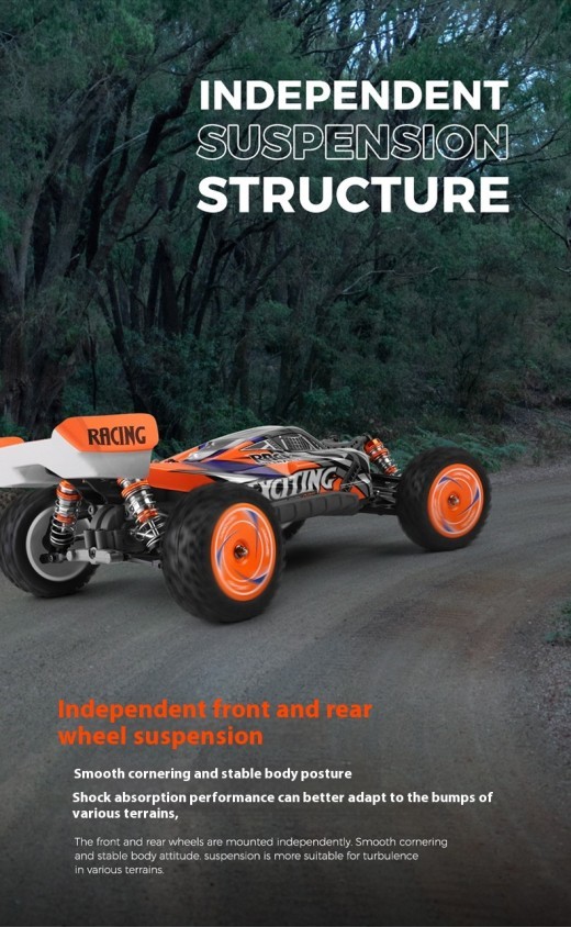 Remote Control Car Four-wheel Drive Electric Racing Car 1 To 12 Toy Car