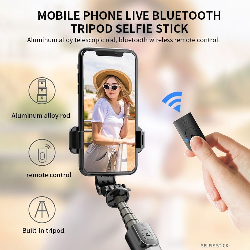L03 Selfie Stick Wireless Bluetooth Selfie Tripod, Foldable