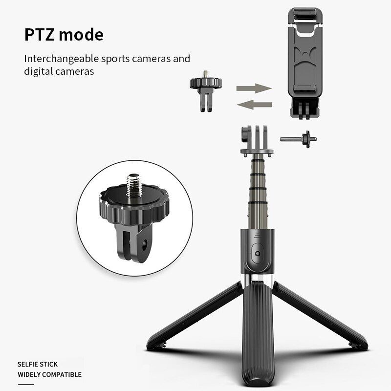 L03 Selfie Stick Wireless Bluetooth Selfie Tripod, Foldable