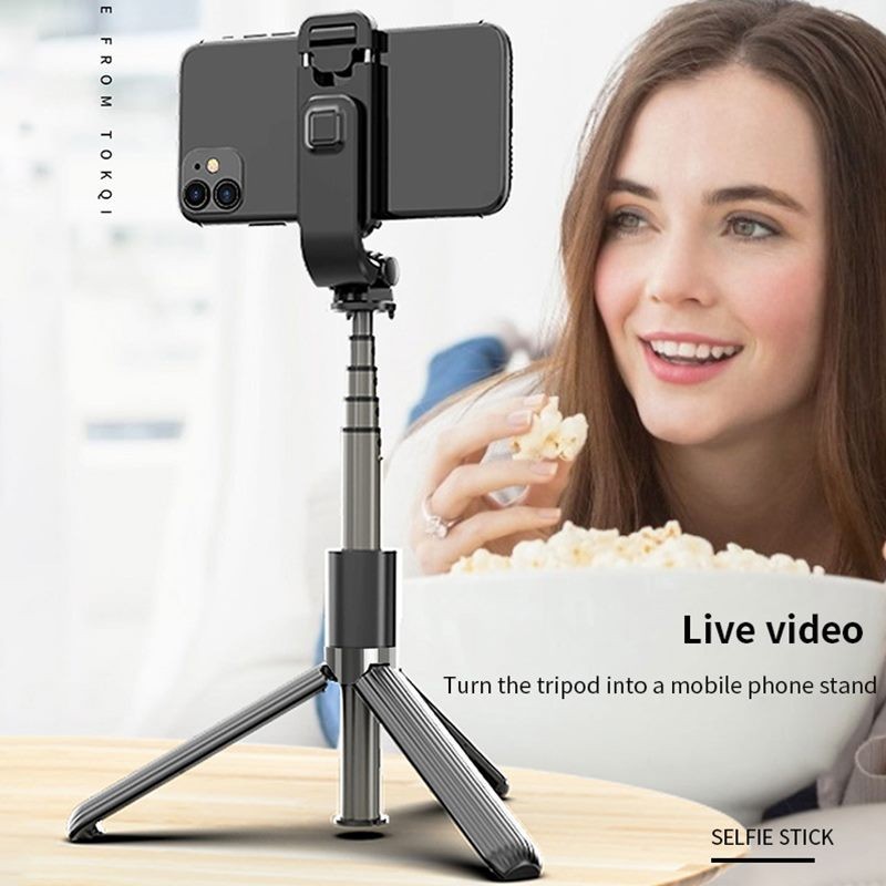 L03 Selfie Stick Wireless Bluetooth Selfie Tripod, Foldable