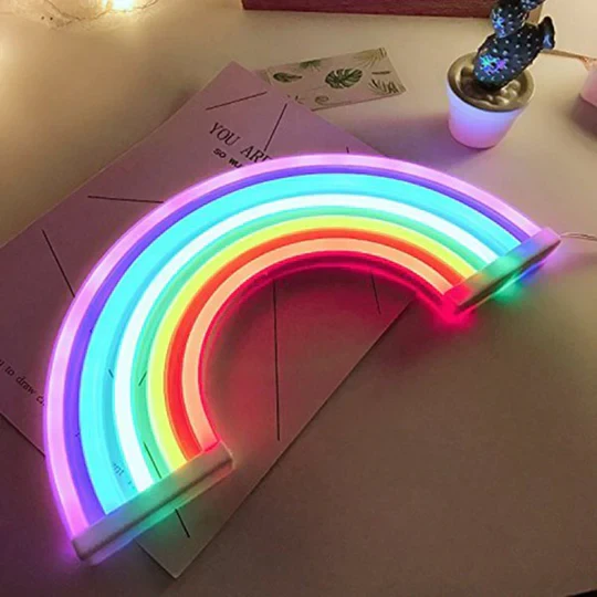Rainbow LED Neon Decor