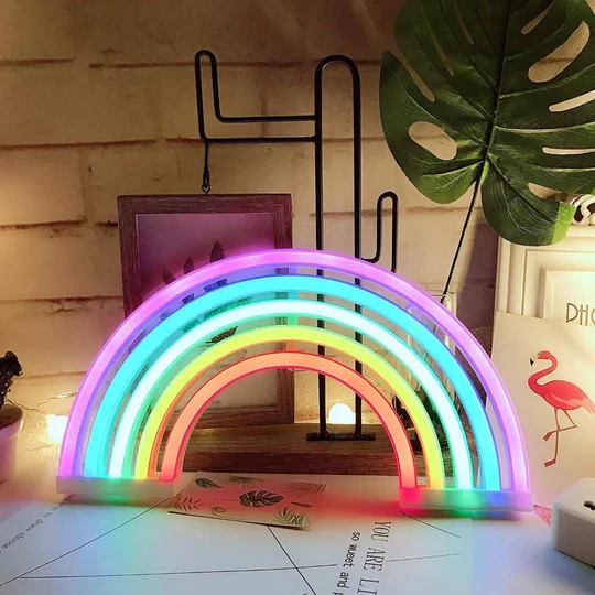 Rainbow LED Neon Decor