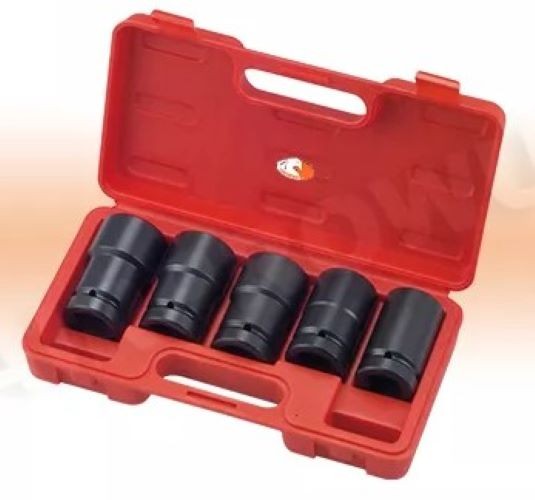 Black Impact Socket set 5PCS 3/4 DRIVE 80MM