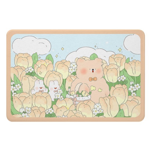 Ins Cartoon Bathroom Diatom Mud Coaster Hydrophilic Pad Quick-drying