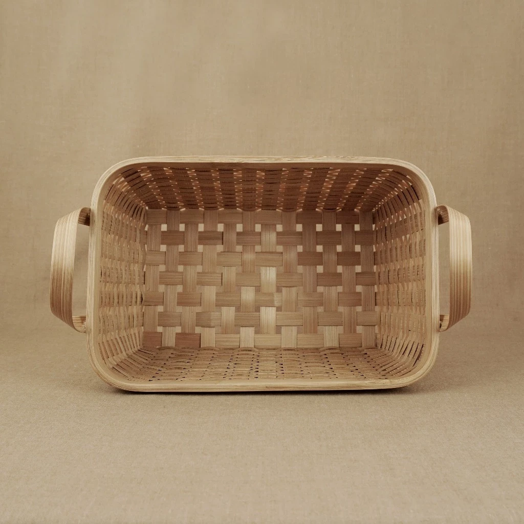 Aesthetic Bamboo Basket