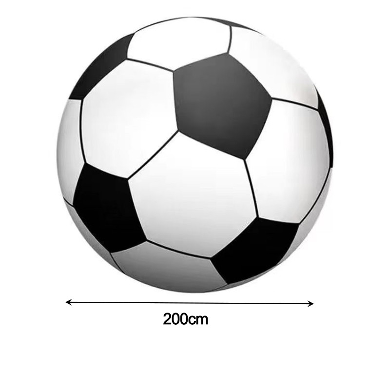Thickened PVC Inflatable Soccer Ball - Outdoor Water Game and Beach Football