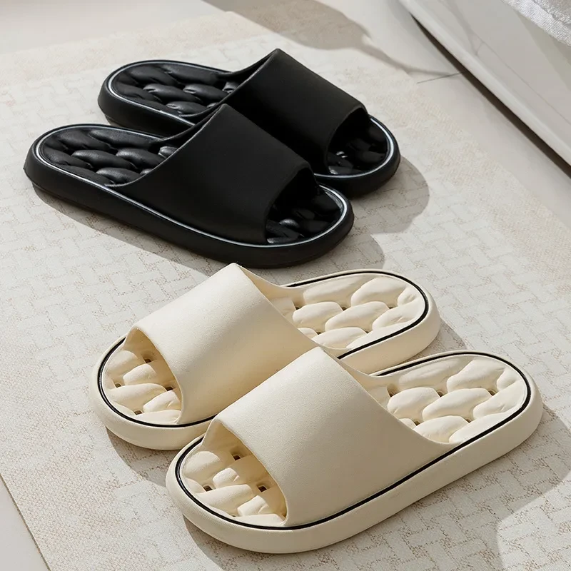 Non-slip Design Bathroom Slippers Home For Women Men