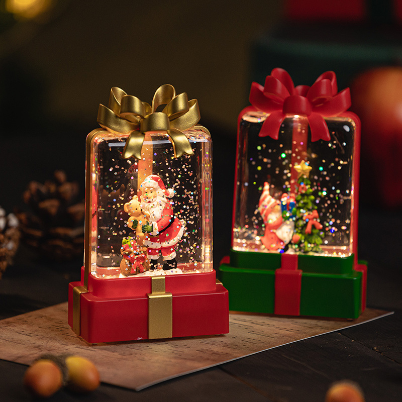 Christmas Birthday Gift Decorations Crystal Lamp Ornaments