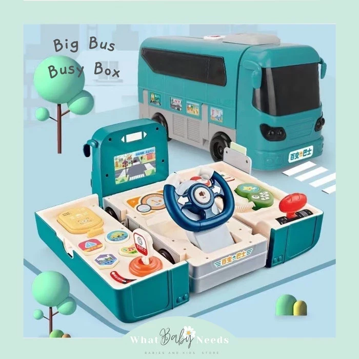 Educational Toys for Children Steering Wheel Car Bus Transformer Toy