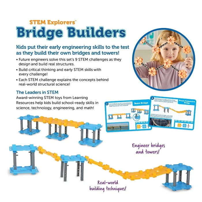 Learning Resources STEM Explorers Bridge Builders