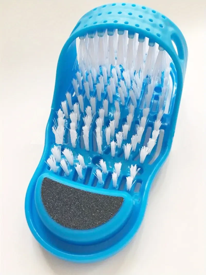 1pc Foot Scrub Brush - Gentle Exfoliating and Cleansing, Effective Dead Skin Removal, Soothing Massage for Relaxation - Convenient for Shower Floor Use with Secure Suction Cup