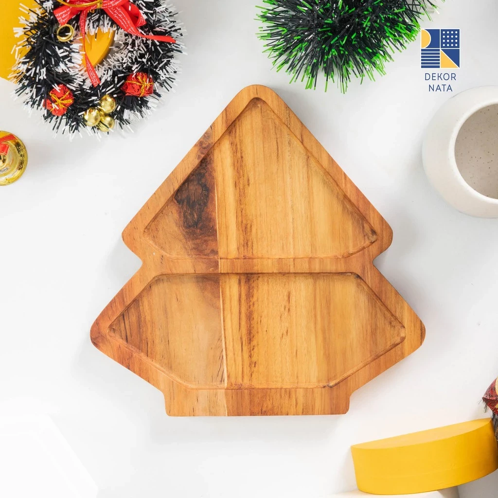 Dekornata Wooden Plate Christmas Editions / Wooden Plate / Christmas Decorations