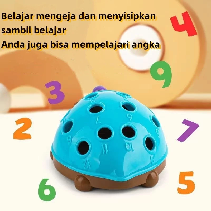 Hedgehog Montessori Toys Baby Concentration Training Fine Motor and Sensory Early Educational Toys Hedgehog Educational