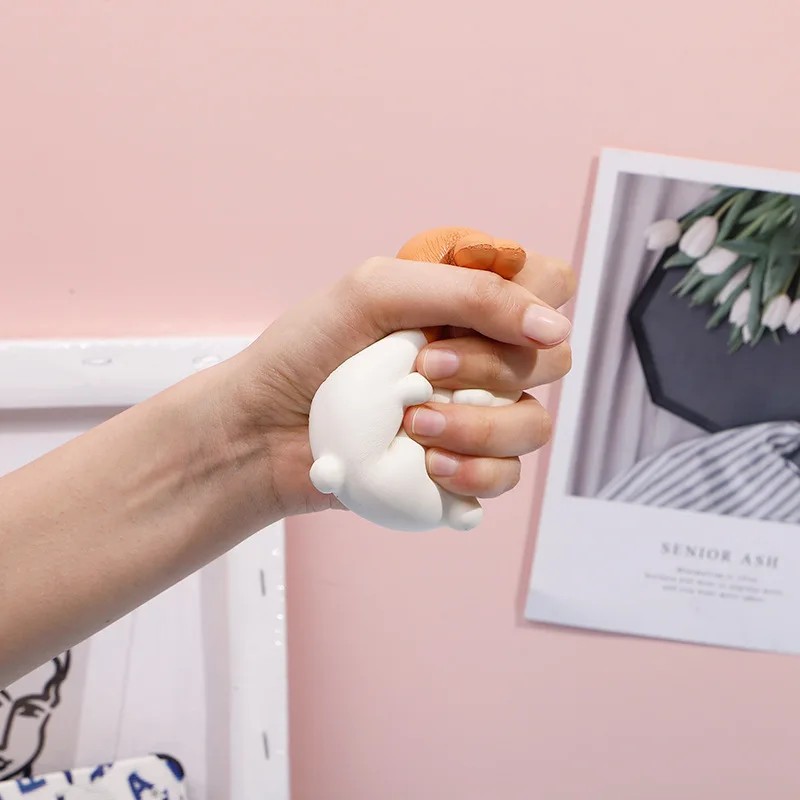 NEW Cute Chick Rabbit Strawberry Jumbo Squishy - Kawaii Animal Slow Rising Stress Ball for Adults and Kids