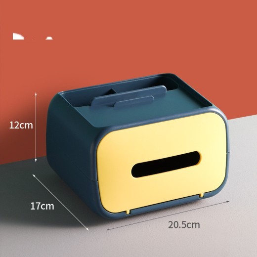 Convenient Paper Box Household Magnet Tissue Box Desktop Organizer Storage Box