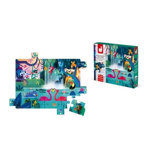 Janod - Surprise Puzzle Feast in the Jungle